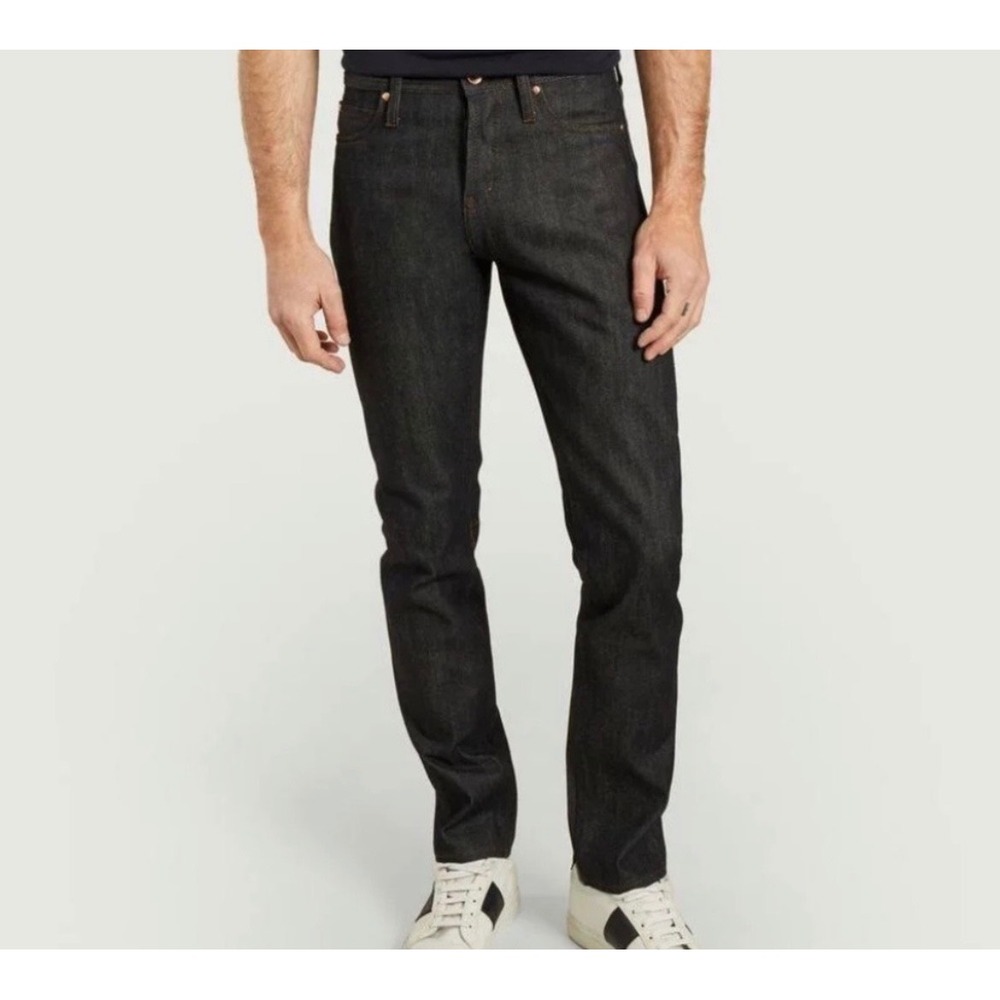 The Unbranded Brand UB101 Skinny Fit 14.5oz Raw Indigo Selvedge Denim Mens 28x31